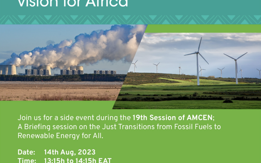 Briefing session on the Just Transitions from Fossil Fuels to Renewable Energy for All
